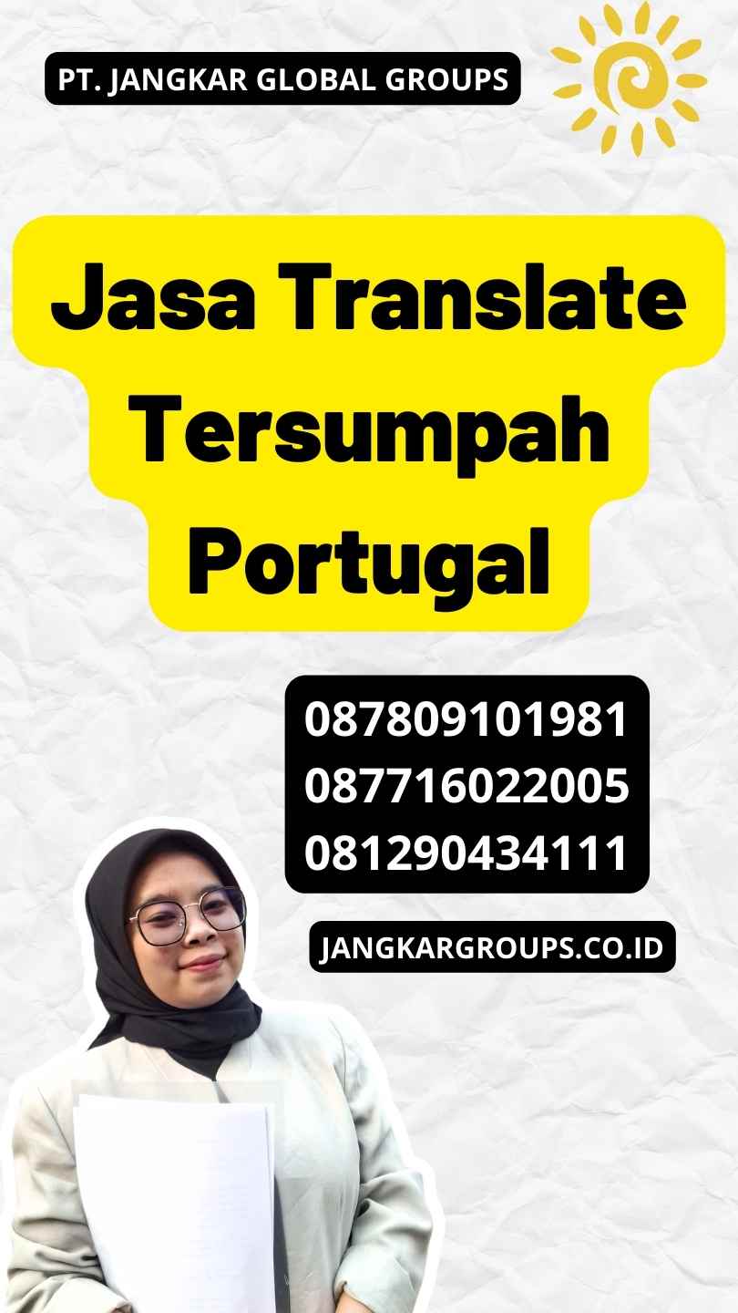 Jasa Translate Tersumpah Portugal