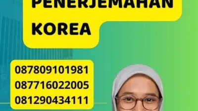 Mengenal Contoh Hasil Penerjemahan Korea