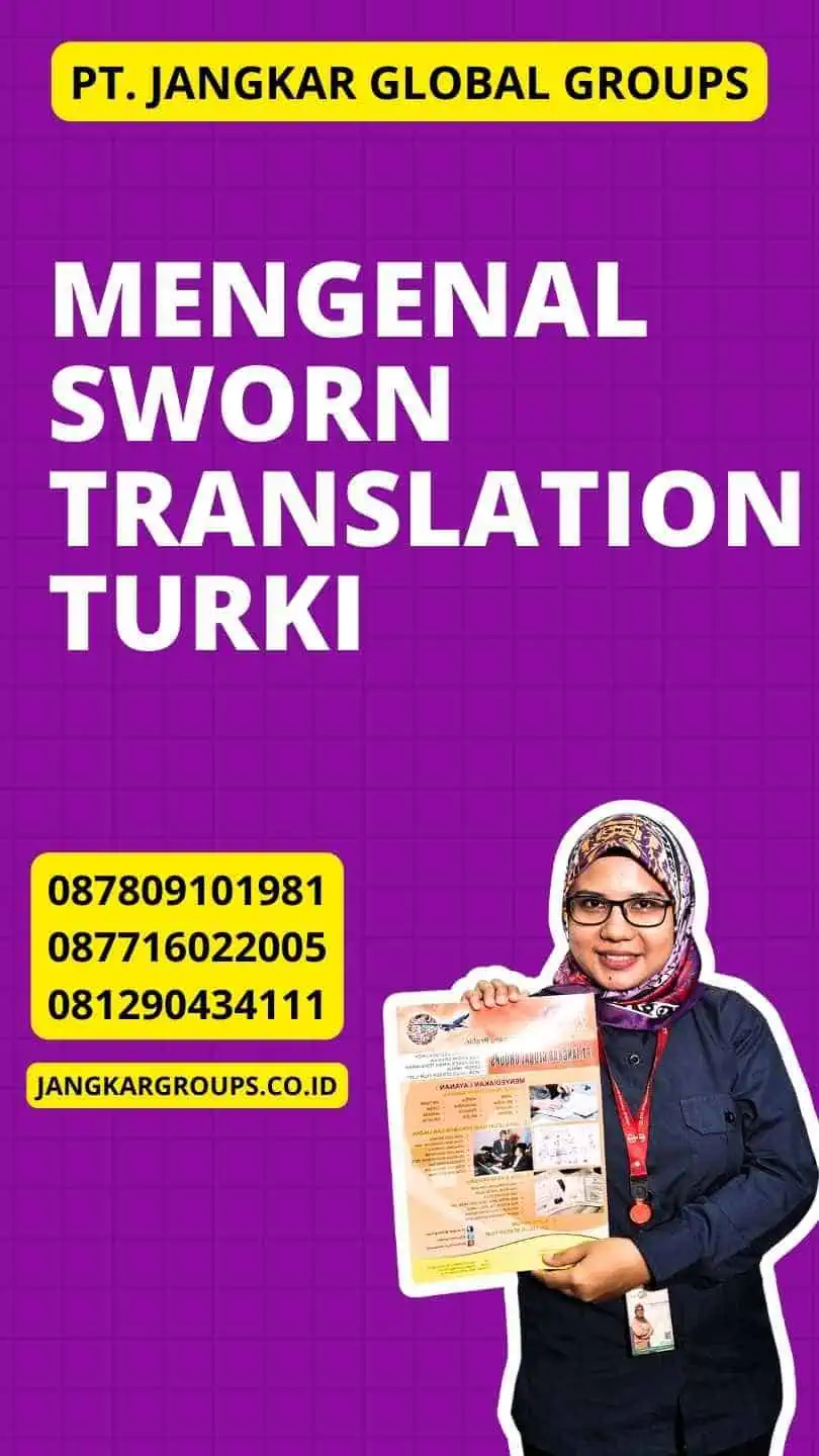 Mengenal Sworn Translation Turki