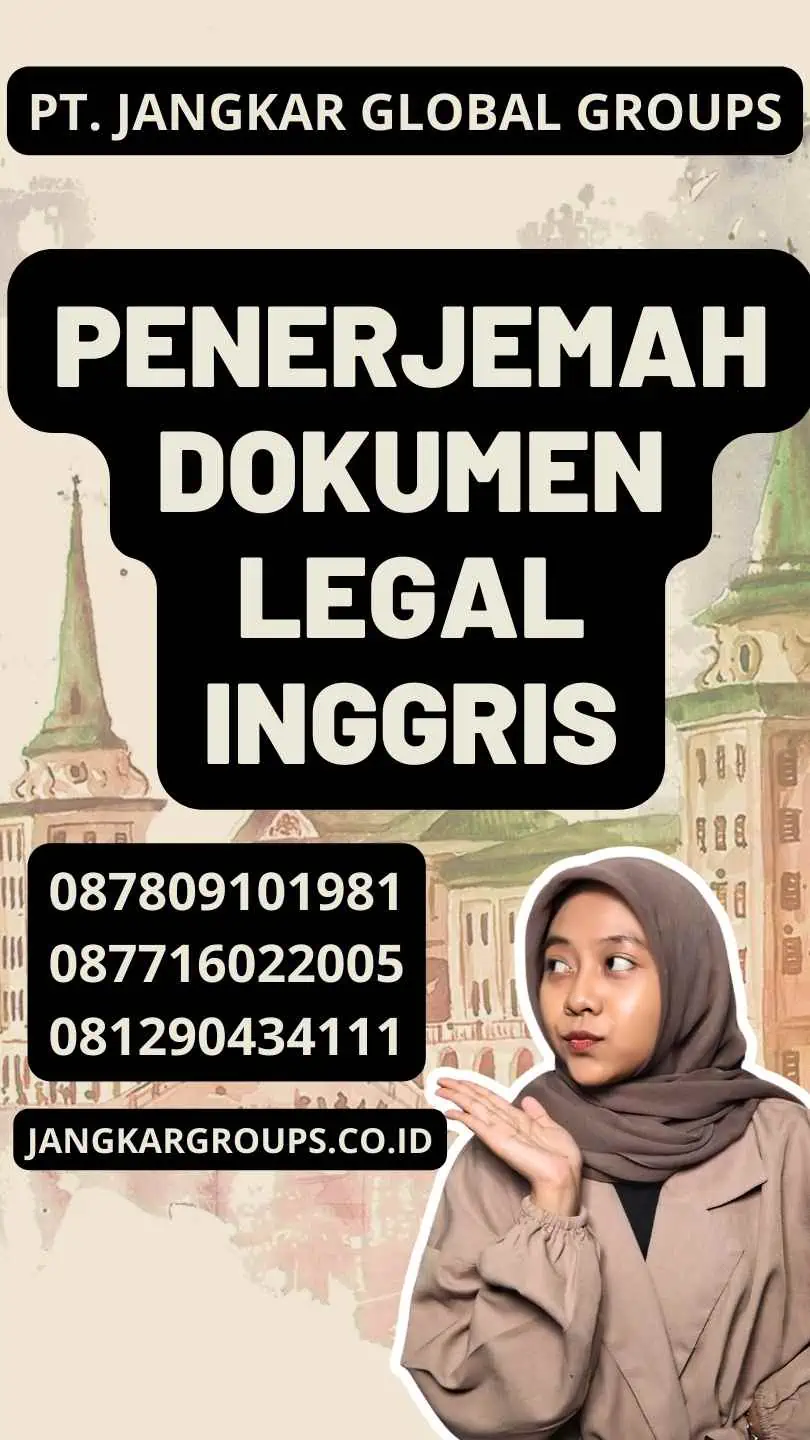 Penerjemah Dokumen Legal Inggris