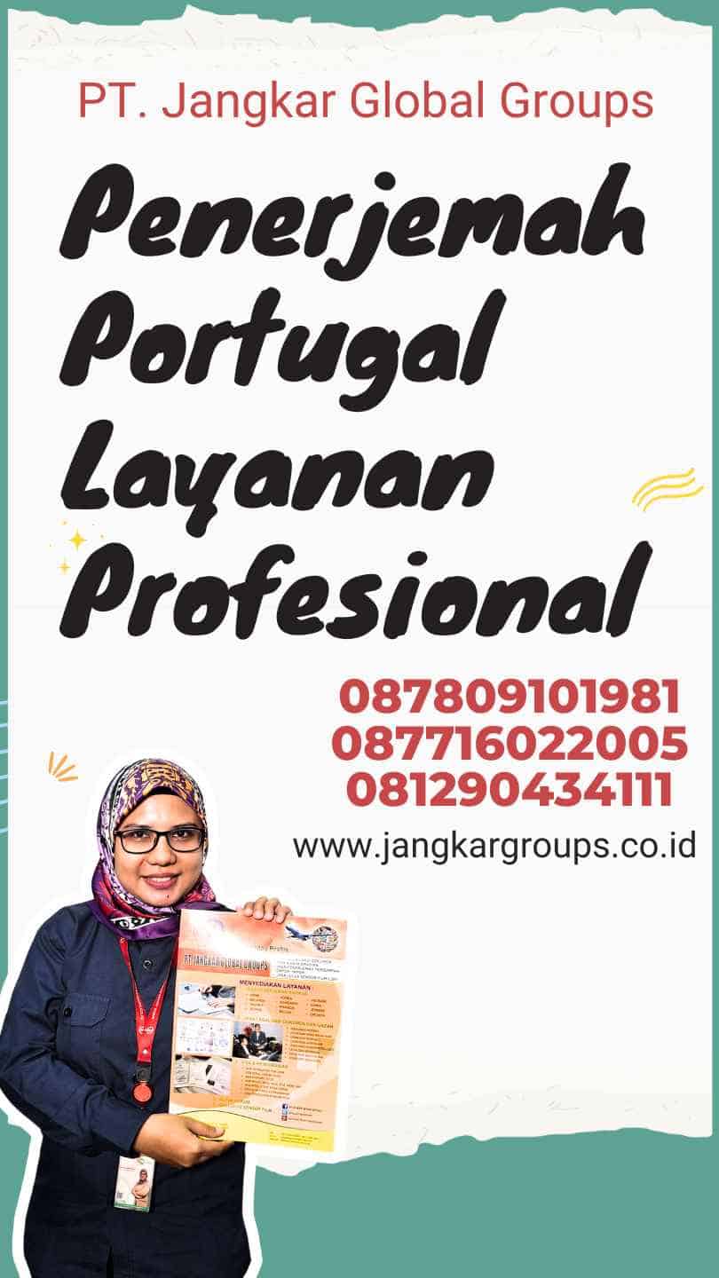 Penerjemah Portugal Layanan Profesional