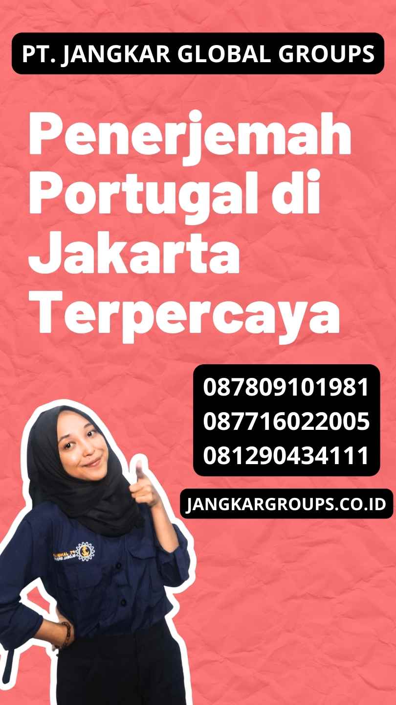 Penerjemah Portugal di Jakarta Terpercaya