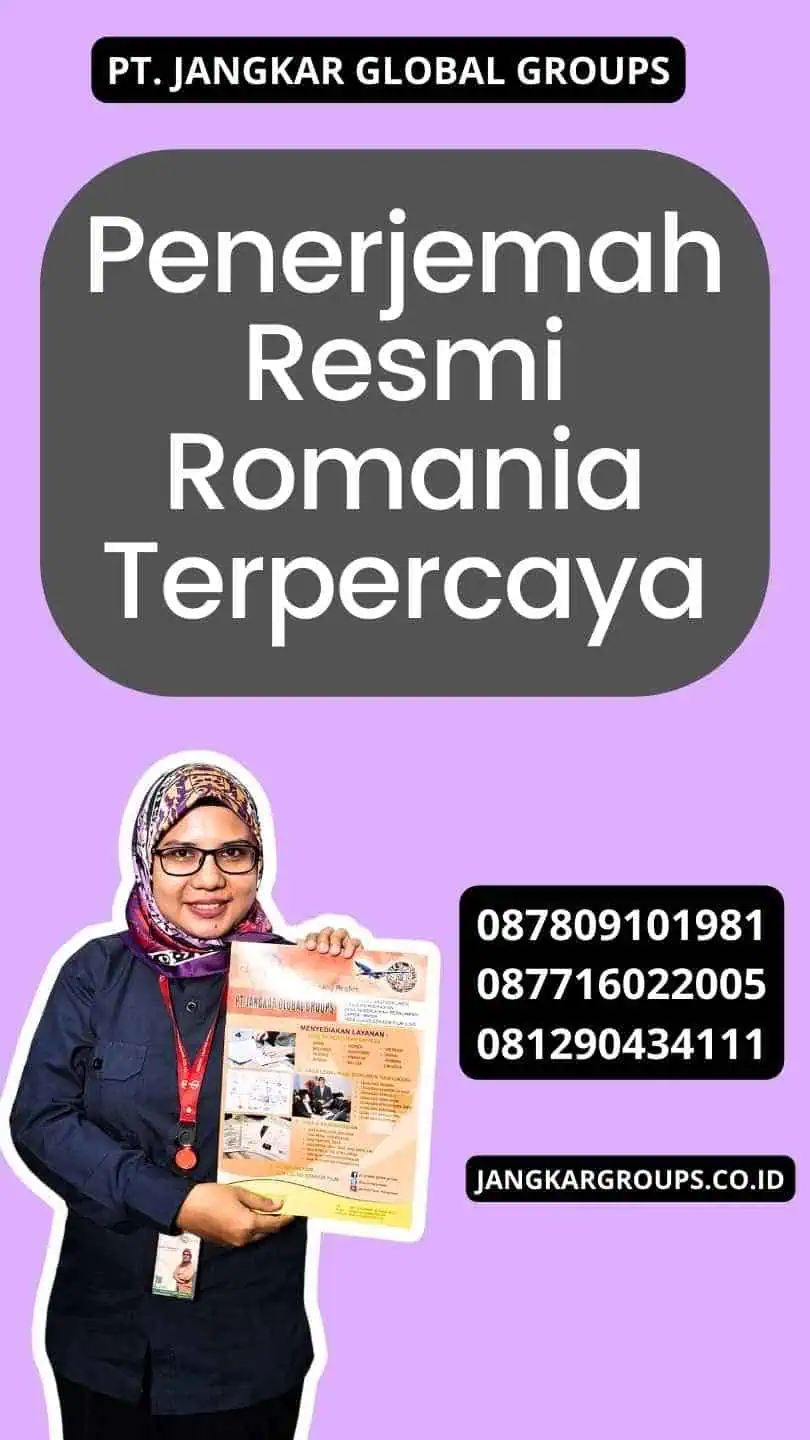 Penerjemah Resmi Romania Terpercaya