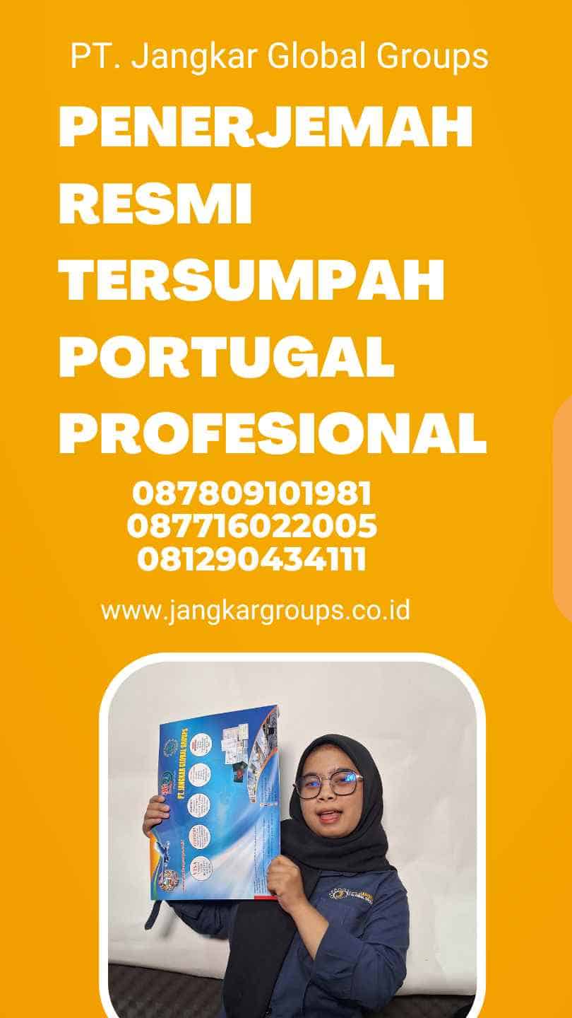 Penerjemah Resmi Tersumpah Portugal Profesional