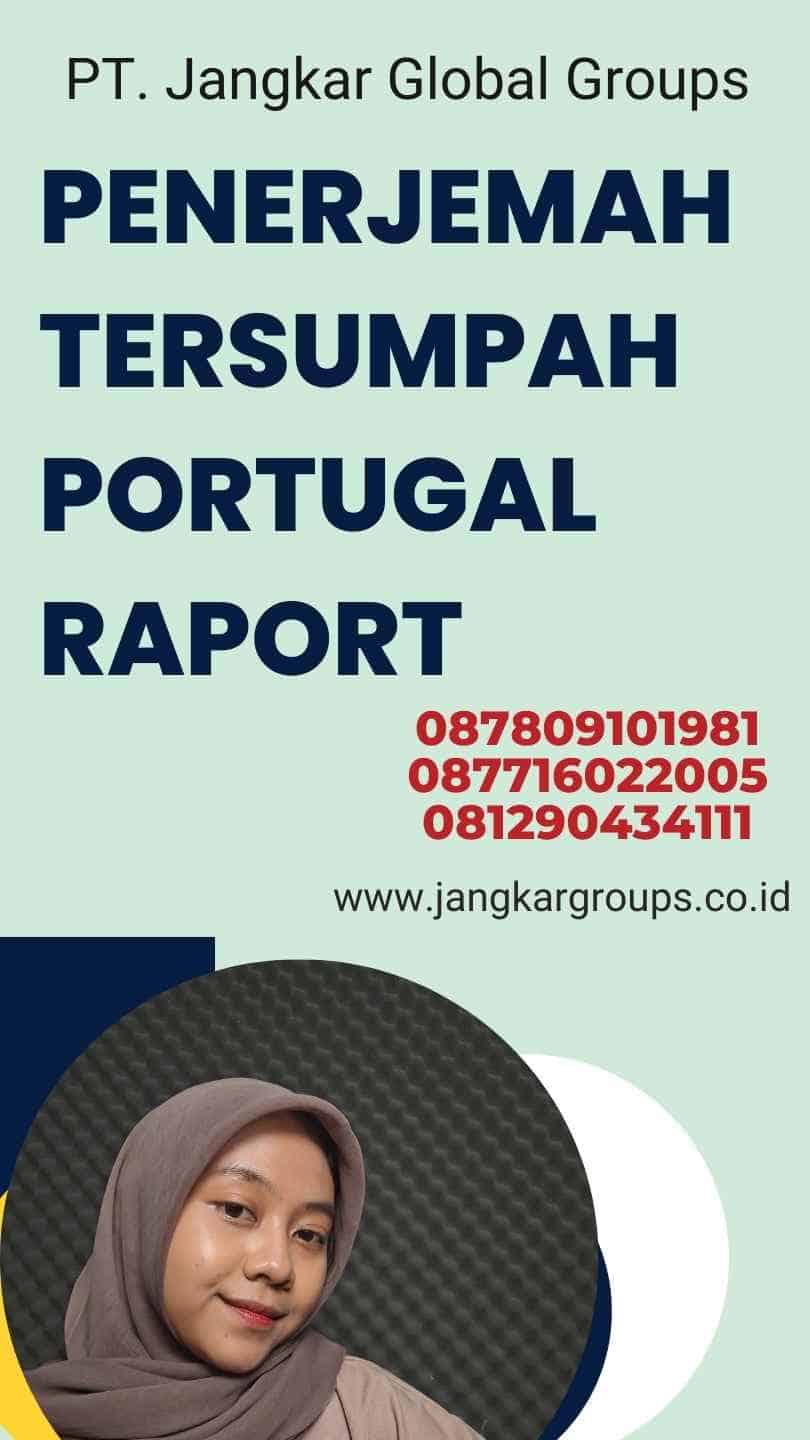 Penerjemah Tersumpah Portugal Raport