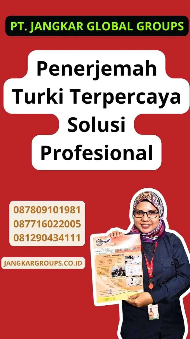 Penerjemah Turki Terpercaya Solusi Profesional