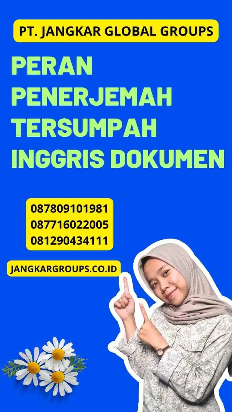 Peran Penerjemah Tersumpah Inggris Dokumen