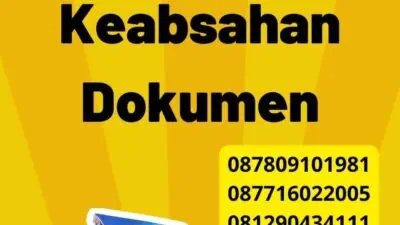 Legalisir Ijazah Asli Keabsahan Dokumen