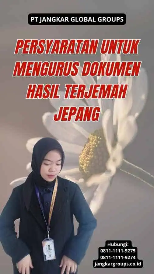 Dokumen Hasil Terjemah Jepang Tersumpah – Jangkar Global Groups