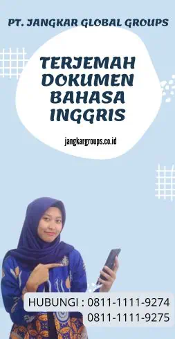 Terjemah Dokumen Bahasa Inggris