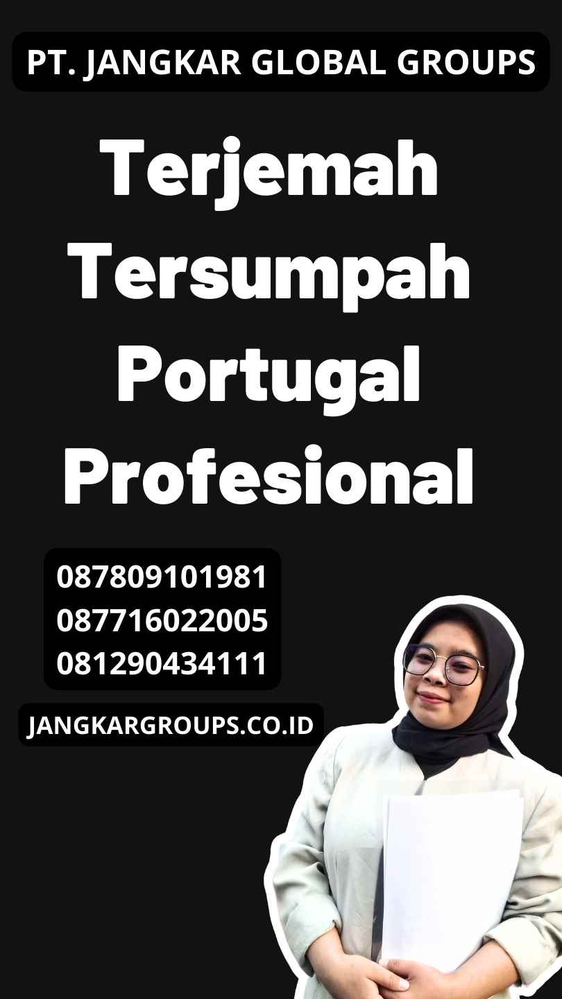 Terjemah Tersumpah Portugal Profesional