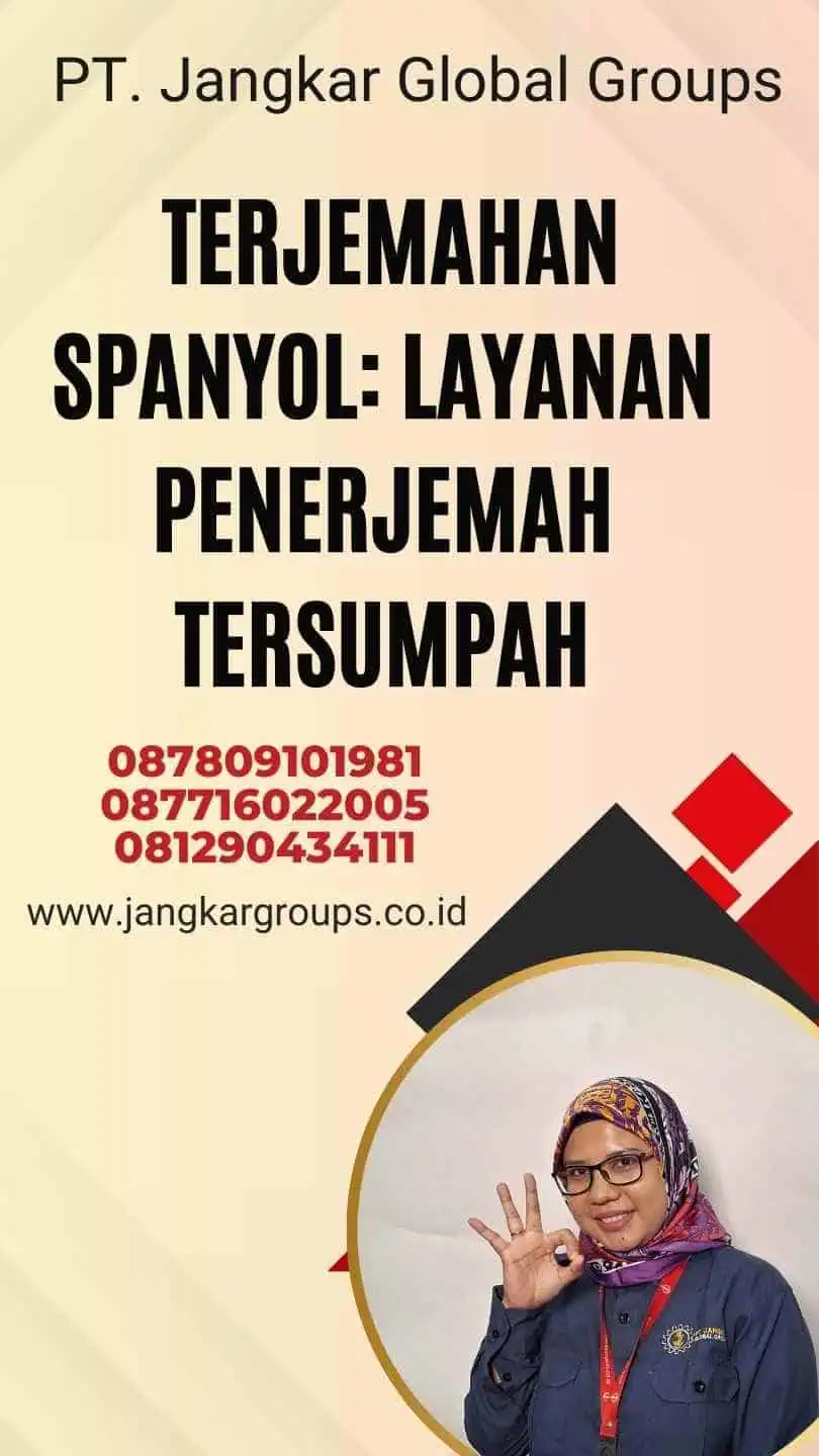 Terjemahan Spanyol: Layanan Penerjemah Tersumpah