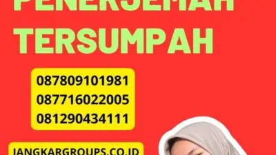 Tersumpah Ijazah Turki Penerjemah Tersumpah