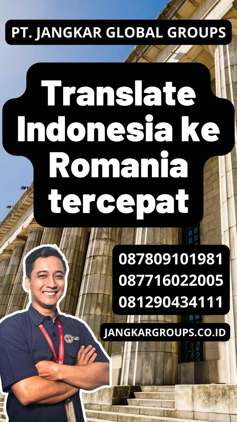 Translate Indonesia ke Romania tercepat