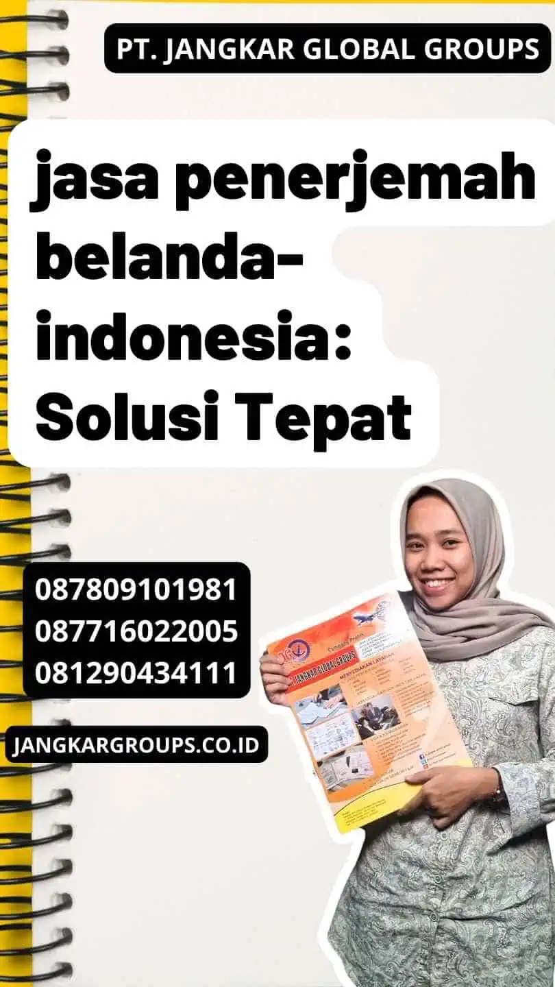 jasa penerjemah belanda-indonesia: Solusi Tepat