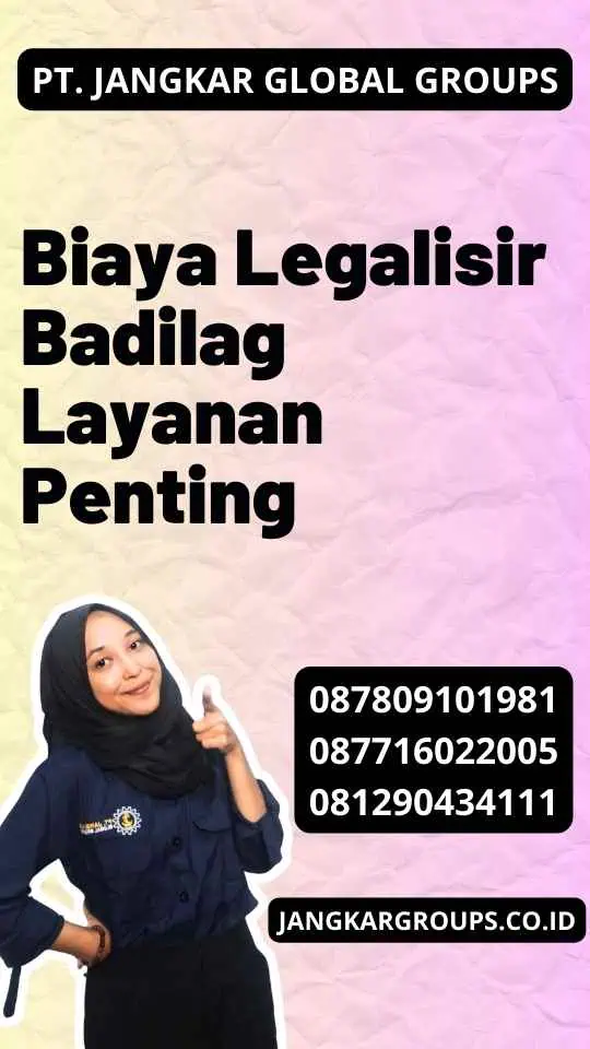 Biaya Legalisir Badilag Layanan Penting