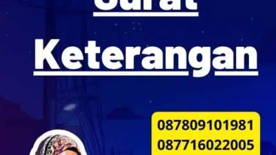 Cara Notaris Surat Keterangan