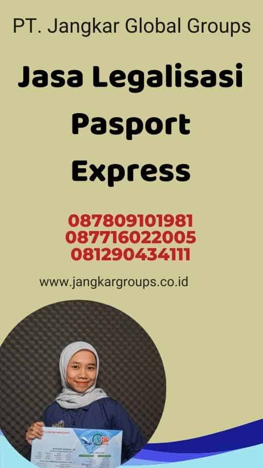 Jasa Legalisasi Pasport Express