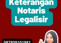 Jasa Surat Keterangan Notaris Legalisir