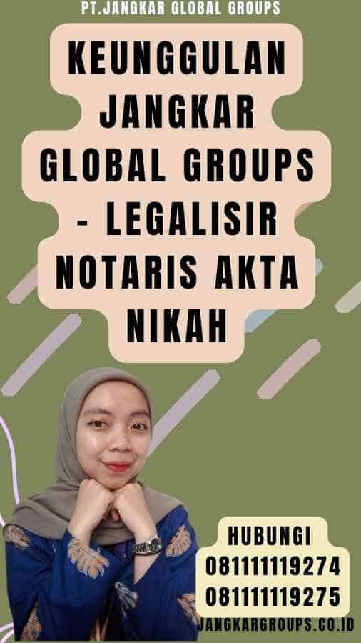 Keunggulan Jangkar Global Groups - Legalisir notaris akta nikah