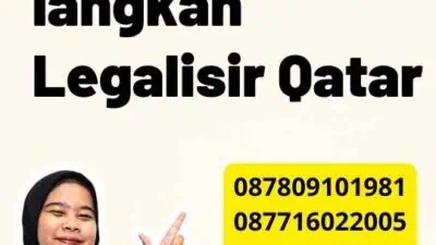 Langkah-langkah Legalisir Qatar