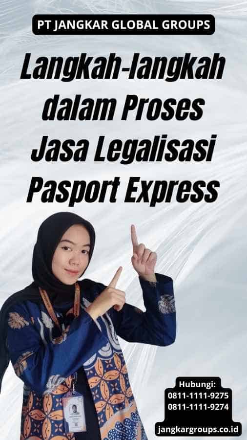 Langkah-langkah dalam Proses Jasa Legalisasi Pasport Express