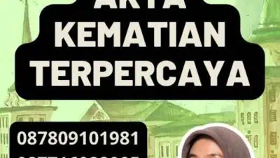 Layanan Legalisir Akta Kematian Terpercaya