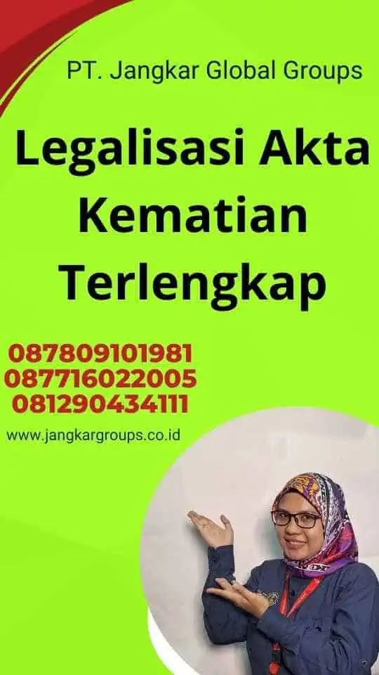 Legalisasi Akta Kematian Terlengkap