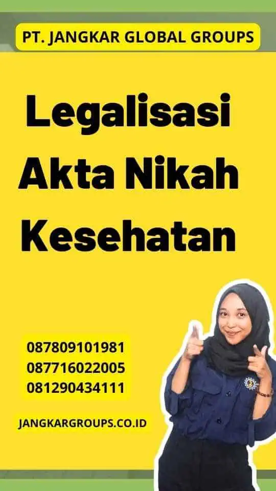 Legalisasi Akta Nikah Kesehatan