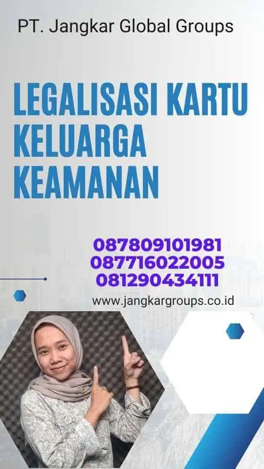 Legalisasi Kartu Keluarga keamanan