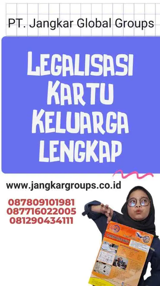 Legalisasi Kartu Keluarga lengkap