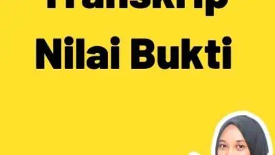 Legalisasi Transkrip Nilai Bukti