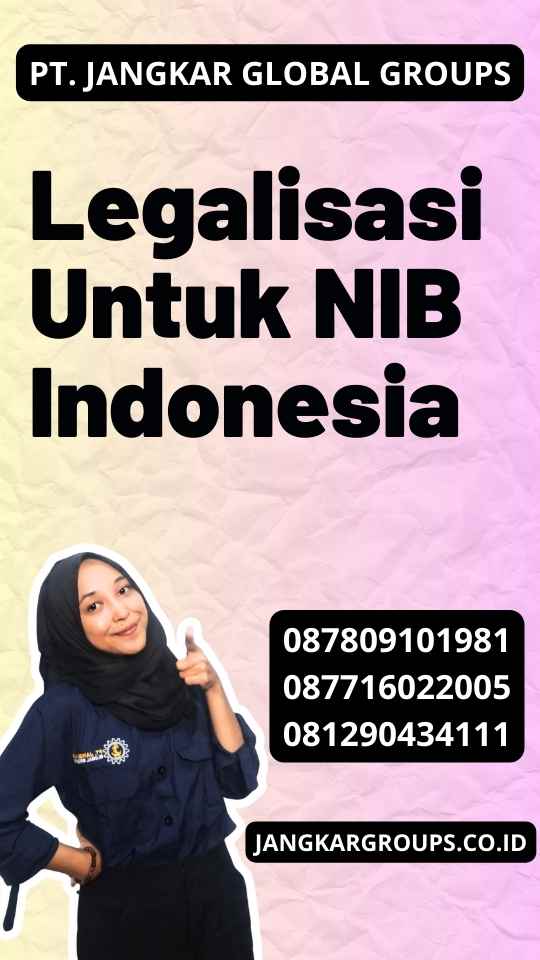 Legalisasi Untuk NIB Indonesia
