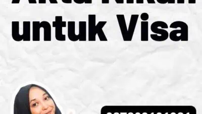 Legalisir Akta Nikah untuk Visa