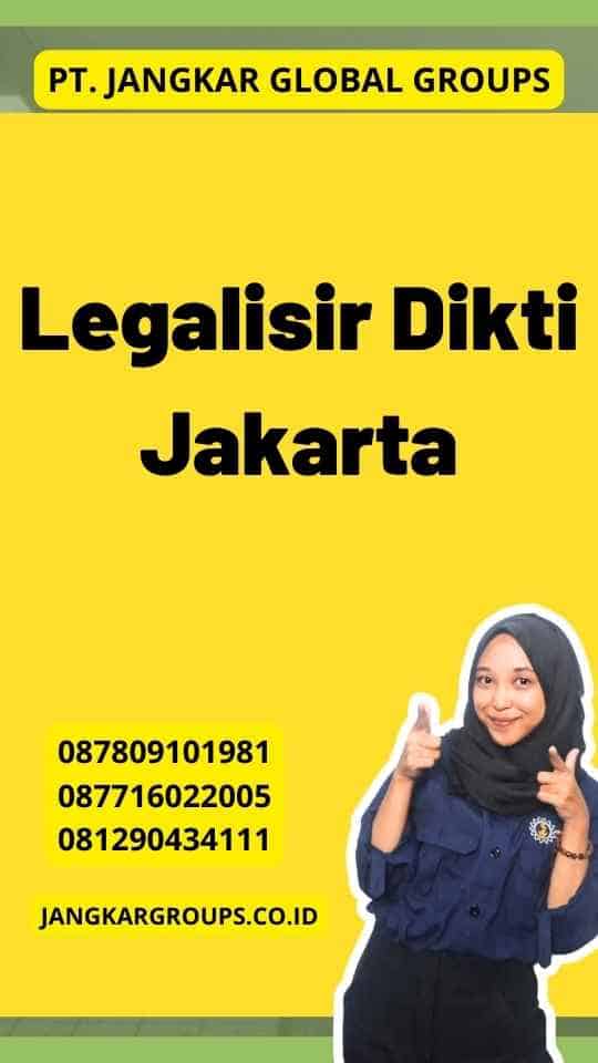 Legalisir Dikti Jakarta