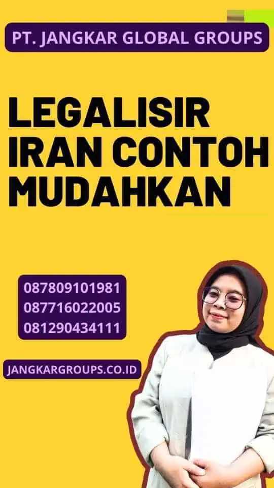 Legalisir Iran Contoh Mudahkan