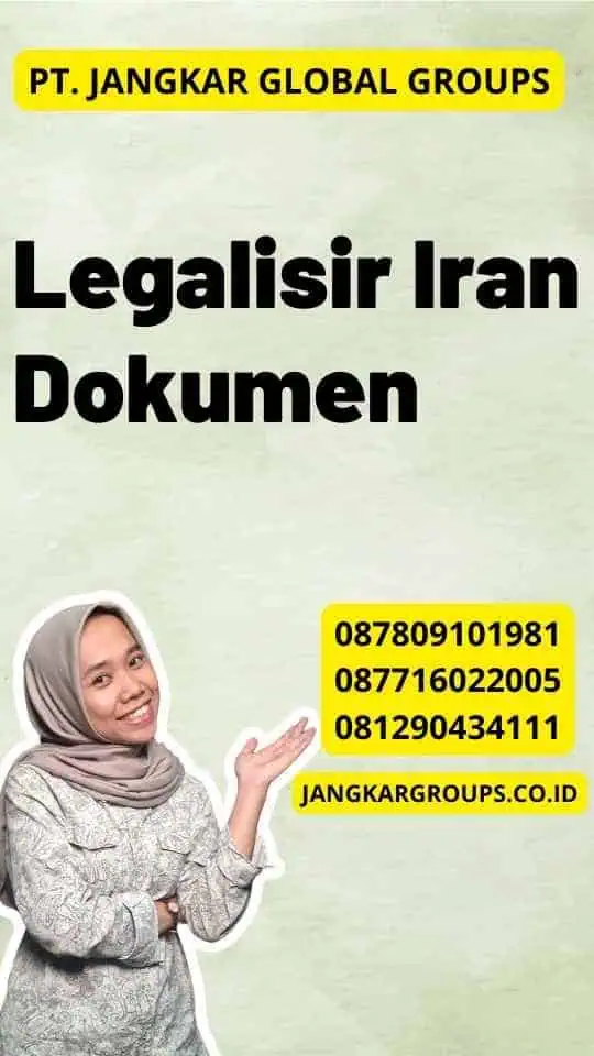 Legalisir Iran Dokumen