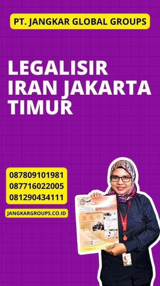 Legalisir Iran Jakarta Timur