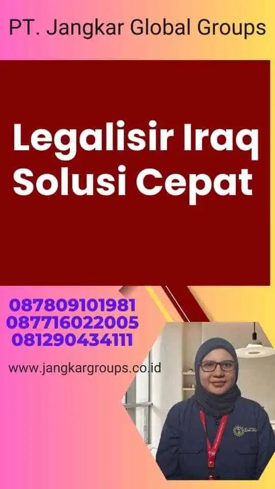 Legalisir Iraq Solusi Cepat