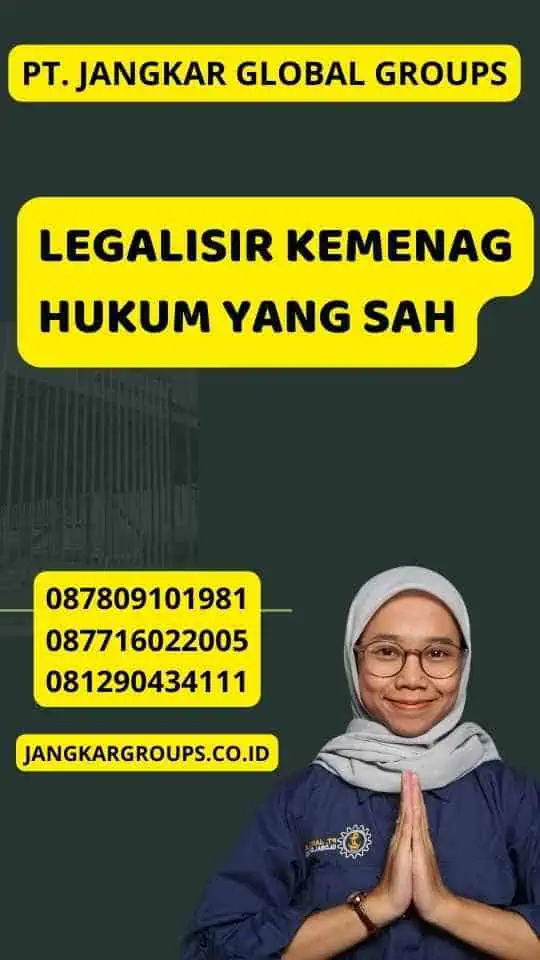 Legalisir Kemenag Hukum yang Sah