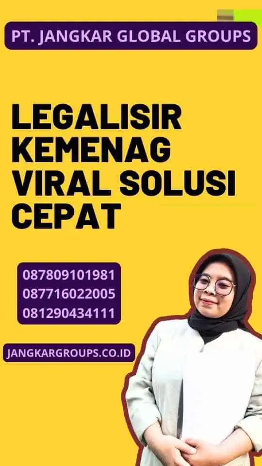 Legalisir Kemenag Viral Solusi Cepat