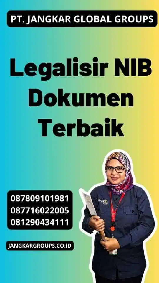 Legalisir NIB Dokumen Terbaik