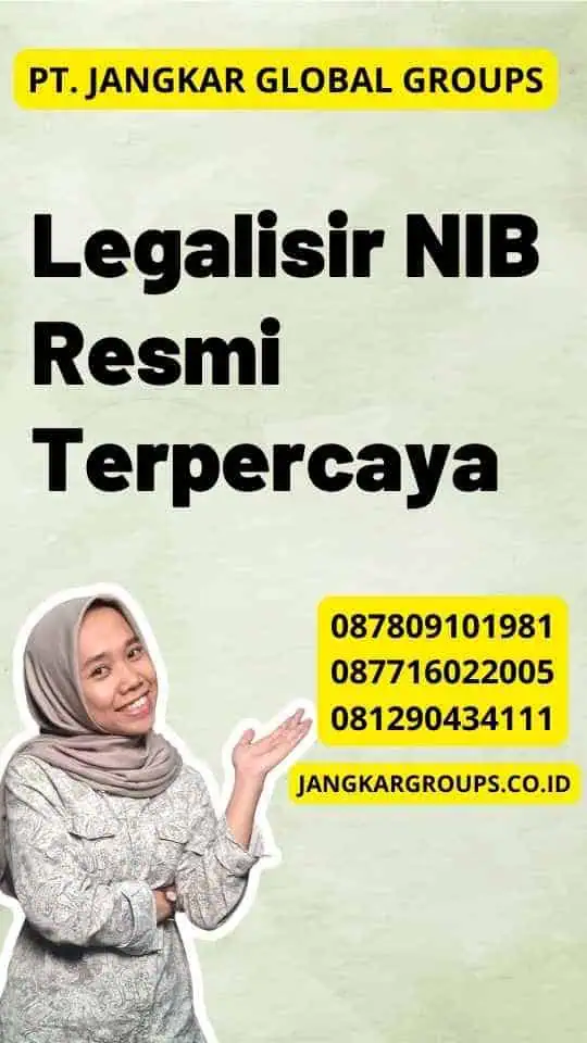 Legalisir NIB Resmi Terpercaya