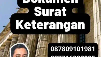 Legalisir Notaris Dokumen Surat Keterangan