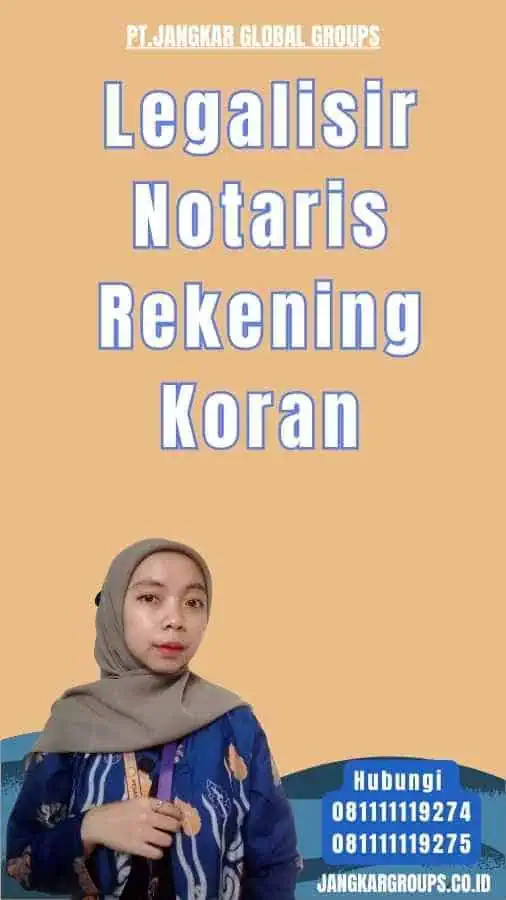 Legalisir Notaris Rekening Koran