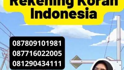 Legalisir Notaris Rekening Koran Indonesia