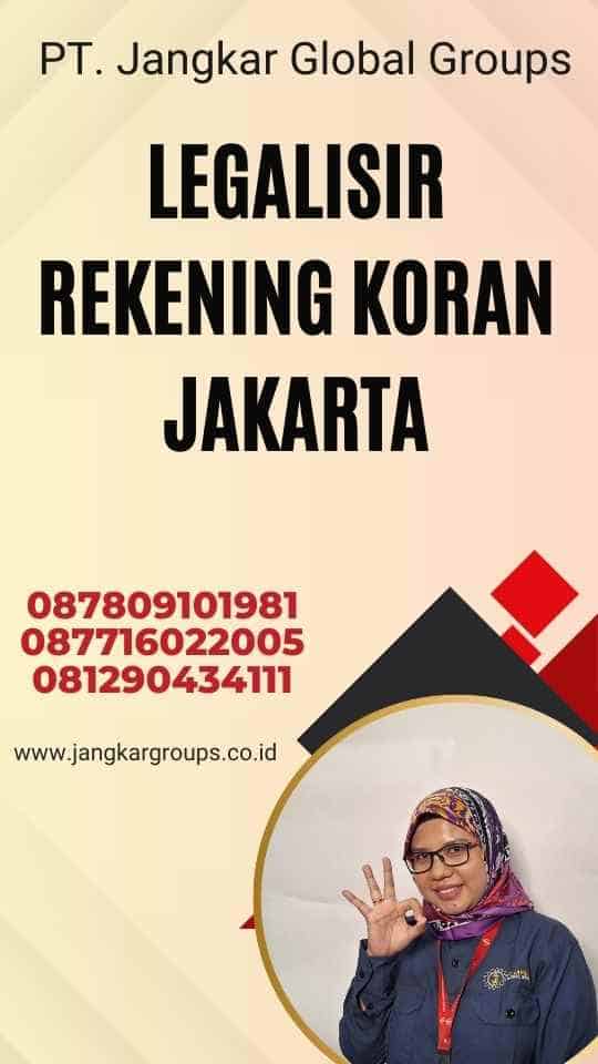 Legalisir Rekening Koran Jakarta