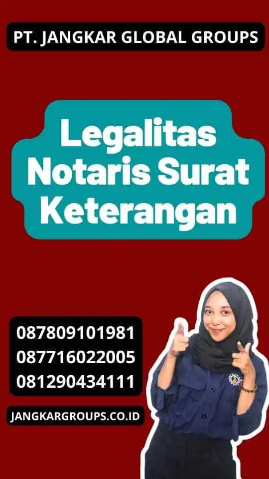 Legalitas Notaris Surat Keterangan