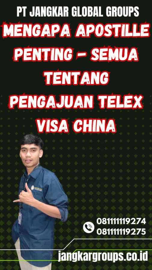 Mengapa Apostille Penting - Semua Tentang Pengajuan Telex Visa China