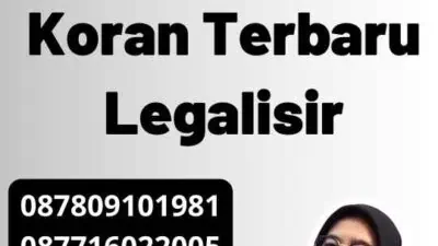 Notaris Rekening Koran Terbaru Legalisir